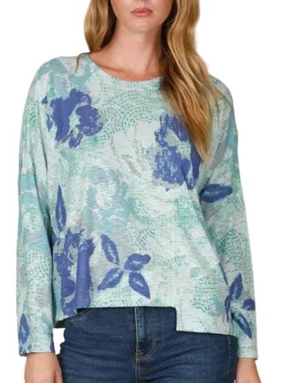 Inoah Petal Wash Super Soft Knit Top